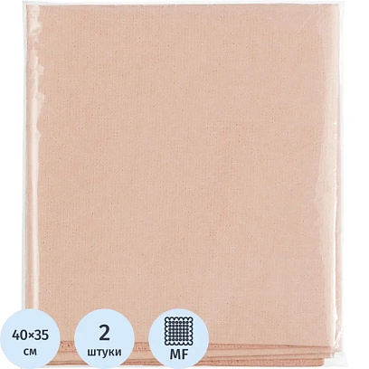 Салфетка хозяйственная HQ Profiline д/стекл ПУ 35х40см 245г/м2 красн 2шт/уп