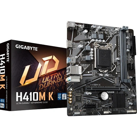 Материнская плата Gigabyte H410M K 2.0 1.0 H410, LGA1200, 2xDDR4, MATX