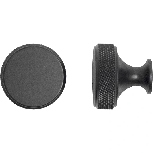 Ручка УЗК_кнопка меб.StahlBuro AP2704 (16731)BL W матовый черны хром 2шт/уп