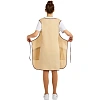 Фартук сарафан Маркет Мастер  цвет бежевый/шоколадный