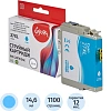 Картридж струйный Sakura C13T27124022 (27XL Cyan) для Epson 14,6 мл., 1100к