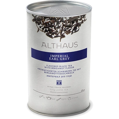 Чай черный листовой Althaus Imperial Earl Grey, 225г
