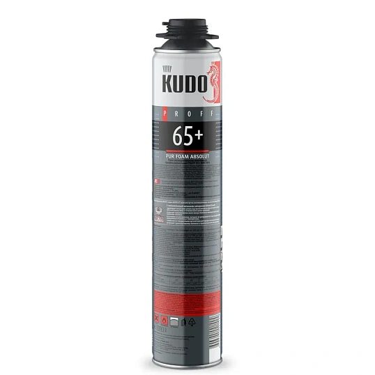 Пена монтажная проф Kudo Absolut Proff 65+ Arktica, зимняя, 1000 мл 54409