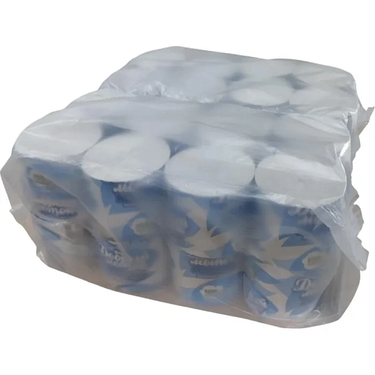 Бумага туалетная Добрый моток MAXIMA 1сл б/втулки 54м 32рул/уп