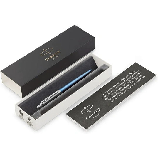 Ручка шариковая  PARKER Jotter Waterloo Blue CT синий 1953191 Франция