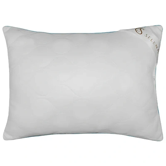 Подушка 50х70 стеганная (микрофибра/лебяжий пух), белый