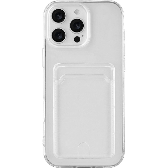 Чехол Rocket Clear Plus отд.дл.карты,iPhone16 ProMax,TPU(RCS635TT69PCP-I24)