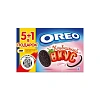 Печенье Oreo с какао и начинкой со вкусом клубники, 228г