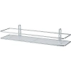 Полка для ванной Swensa прямая 40х11х7см 1 ярус хр