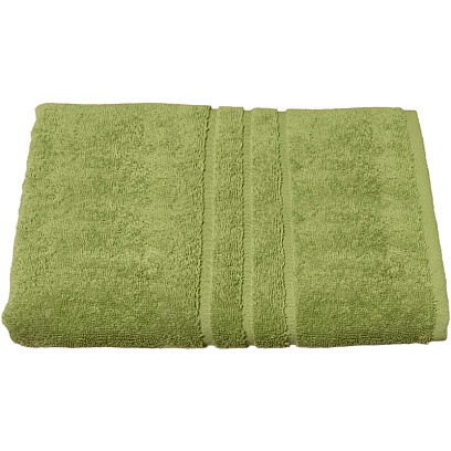 Полотенце махровое Luscan/бордюр 450г/м2, 70х140, оливковый