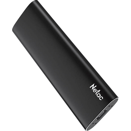 Портативный SSD NeTac External SSD Z Slim USB 3.2 500 Gb Black