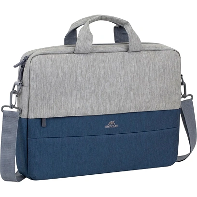 Сумка для ноутбука RIVACASE 7532 grey/dark blue Prater 15.6 / 6