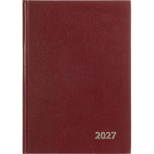 Ежедневник датированный 2027 Выбор есть, А5, 160л, бумвинил бордо