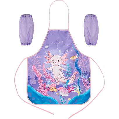 Фартук для труда Комус Класс Аксолотль,  нарукавники, 535x445 мм,ФН 41-20