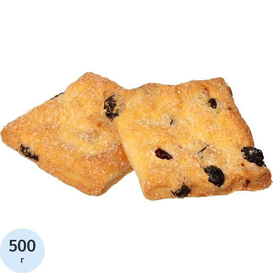Печенье сдобное Деловой Стандарт с изюмом, 500г