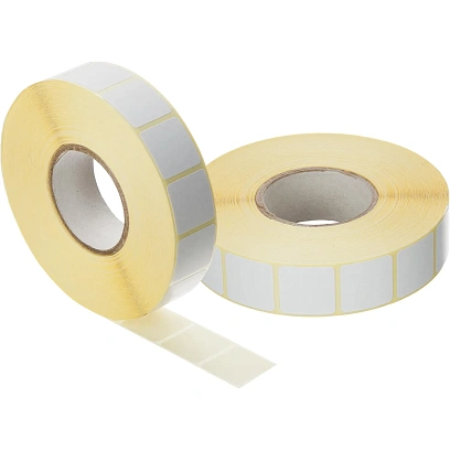 Термотрансферные этикетки ПП 20х20, 3000шт/рул, вт.40, 65рул/уп(ИТ)