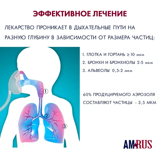 Ингалятор компрессорный компактный AMRUS AMNB-501