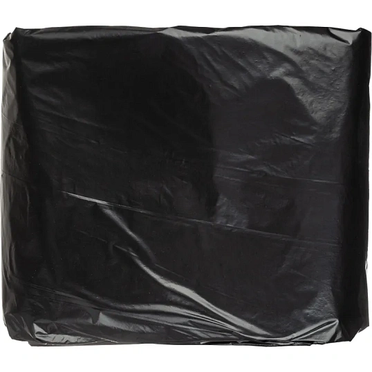 Мешки для мусора ПВД 160л 50 мкм 50шт/уп черный 90х110см