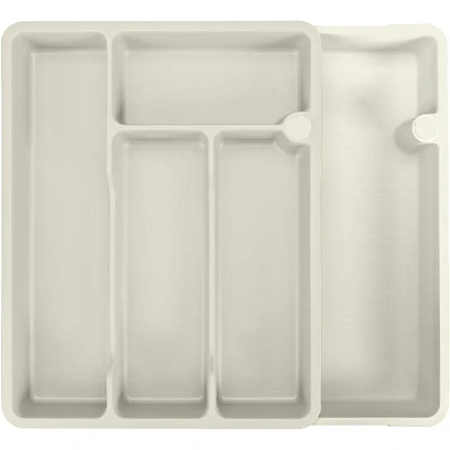 Лоток для столовых приборов раздвижной 373х287х49мм