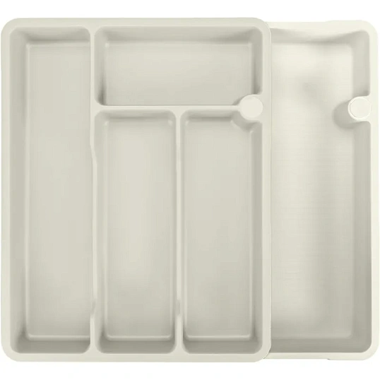 Лоток для столовых приборов раздвижной 373х287х49мм