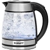 Чайник SCARLETT SC-EK27G54, электрический, 1800Вт, 1.7л, стекло, сталь