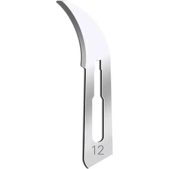 Лезвие для скальпеля стер.из в/углерод. стали р-12 Beroblade 100шт/уп