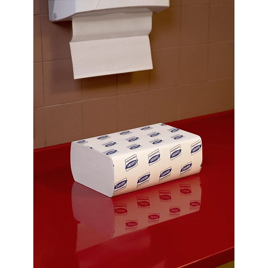 Полотенца бумажные д/дисп. Luscan Professional M-слож2слбелвтор150л21пач/уп