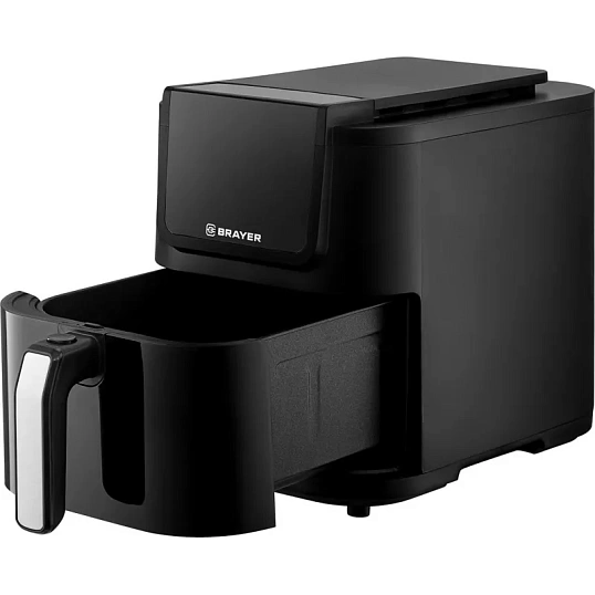 Аэрогриль BRAYER 2041BR,1500Вт,5л,t.200С, съем реш,тайм,LCD-дисп,8 прогр