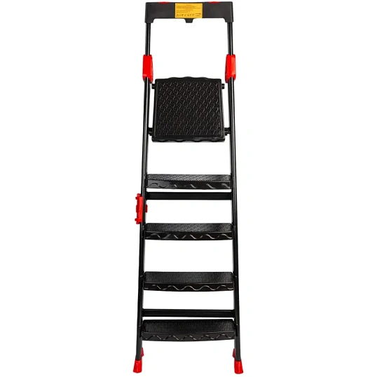 Стремянка стальная  5 ст., чёрная, Perilla арт.133505