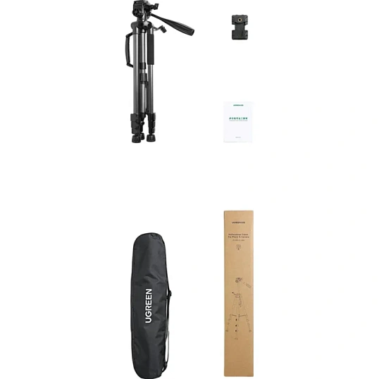 Штатив UGREEN LP661 (15187) профессиональный трипод, черный