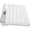 Клавиатура A4Tech Fstyler (FBK25 WHITE) белый/серый USB беспроводн/BT/Radio