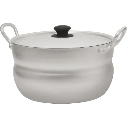 Кастрюля Калитва с крышкой, алюминиевая, сфер., 3л (60036644)