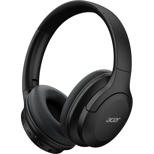 Наушники Acer OHR304 с микрофоном черный BT (ZL.HDSEE.00B)