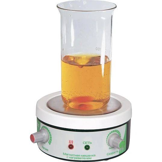 Мешалка магнитная ЭКРОС-6110 (ПЭ-6110) с подогревом, 1.75.45.0020