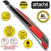 Нож универсальный Attache Selection 9мм,метал.напр.,алюм.корпус,Auto lock