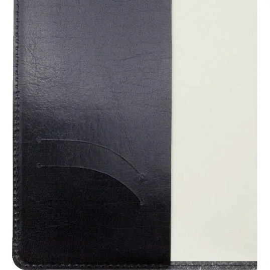 Ежедневник полудатированный черный,кожа,A5,1,208 л.,Br.V.PROFY 3-073/02