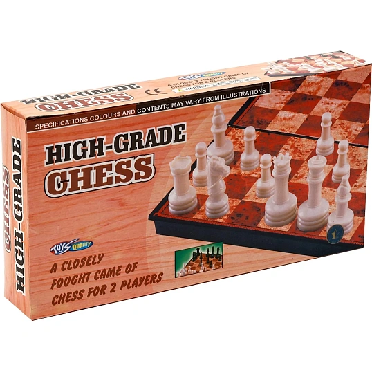 Настольная игра Шахматы пласт 'Классика',доска 30x30см, с фигурами,10643384