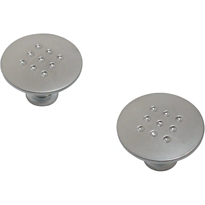 Ручка УЗК_кнопка меб.StahlBuro A507 (16657) SC матовый хром 2шт/уп