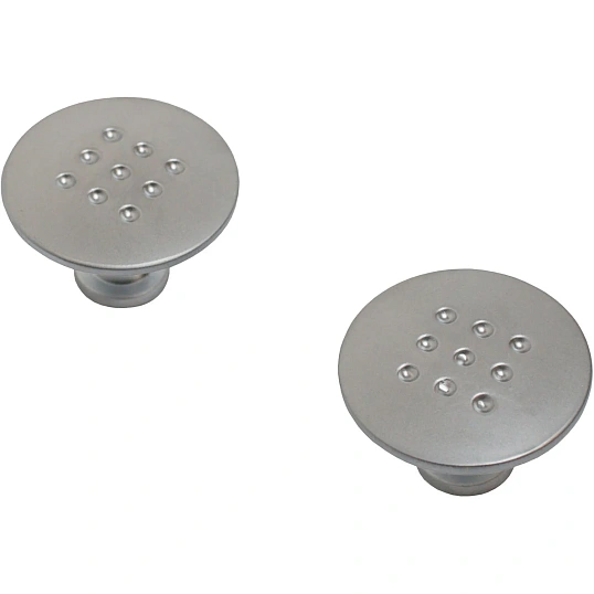 Ручка УЗК_кнопка меб.StahlBuro A507 (16657) SC матовый хром 2шт/уп