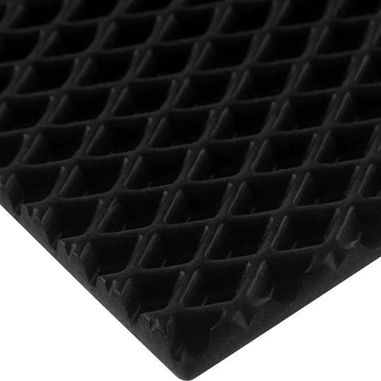 Коврик входной универсальный ромб 680х830мм черный