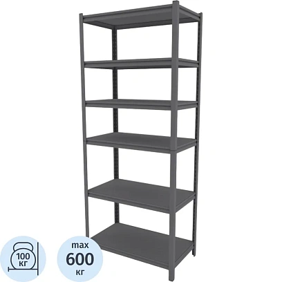 Стеллаж металлический Ульт_Everest Beamy Luxe-100-40/90/220-6-C (Разборный)