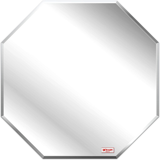 Зеркало KD_настенное Комус Мебель с фацетом 600Х600 октагон