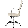 Кресло ЮШД Комус Мебель Easy Chair 711 экокожа, бежевый, хром