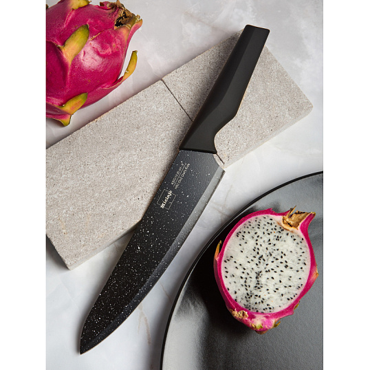 Нож Шеф Santoku 20  см. рукоять Soft Touch, Mielaje