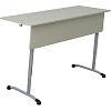Парта МЕТ_ Стол ученический Гармония 2-местный 3-7г.р. серый/серый