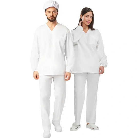 Костюм пекаря универсальный/у05-КБР дл.рук. (р.52-54) р.182-188