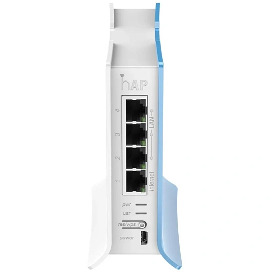 Маршрутизатор Wi-fi MikroTik RouterBOARD hAP lite RB941-2nD-TC,N300,USB,PoE