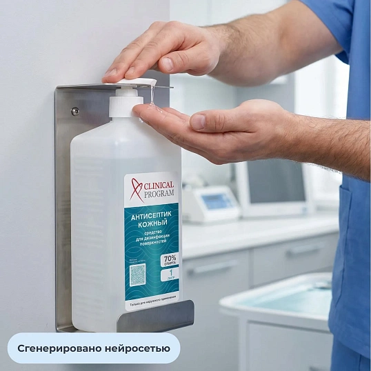 Антисептик кожный Clinical Program (спиртовой) 1 л