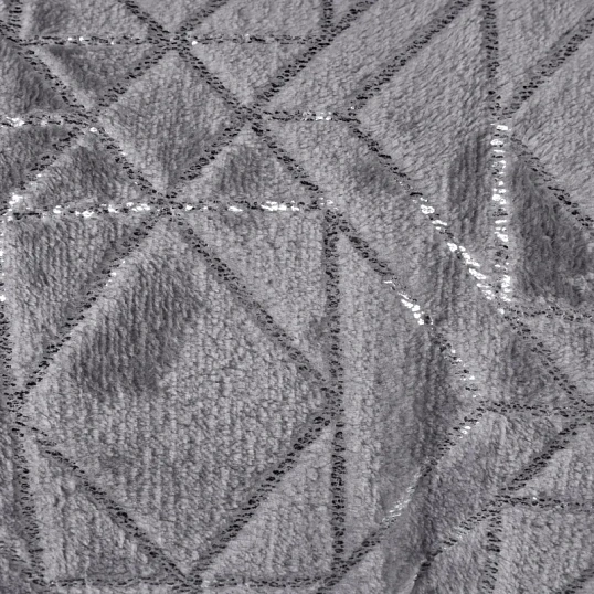 Плед микрофибра Luscan, фольга серый 200х220