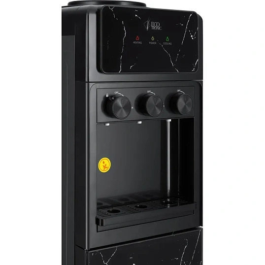 Кулер Ecotronic K25-LCE black Marble напольный